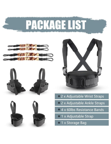 Bandas de Resistencia YNXing 240 lbs para Boxeo y Fitness