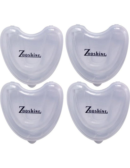 4 Protectores Bucales Moldeables Zooshine Chroma para Deportes