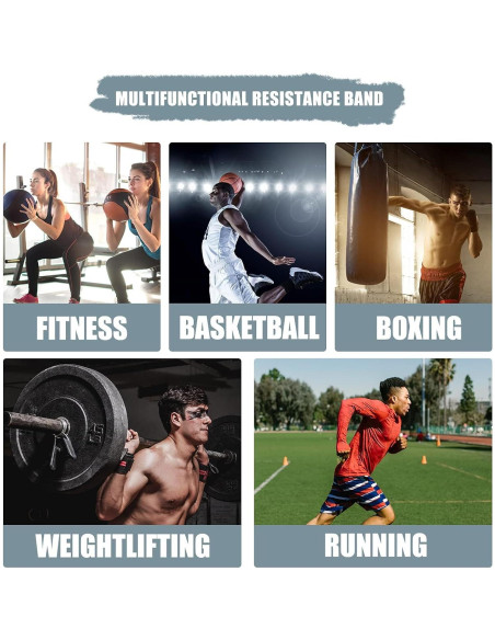 Bandas de Resistencia YNXing 240 lbs para Boxeo y Fitness