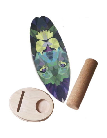 Tabla de Equilibrio para Surf Interior Asktom 77.9 cm Fitness Tabla de Equilibrio para Surf Interior Asktom 77.9 cm Fitness