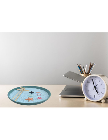 Mini Jardín Zen de Escritorio Jardín Zen Azul 22.5 cm