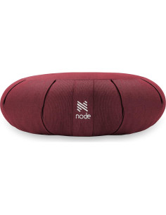 Cojín de Meditación Zafu Node Fitness Burdeos 38 cm Orgánico 2