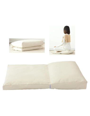 Cojín de Meditación 2-en-1 Halotribe Almohada y Zabuton 50x70cm