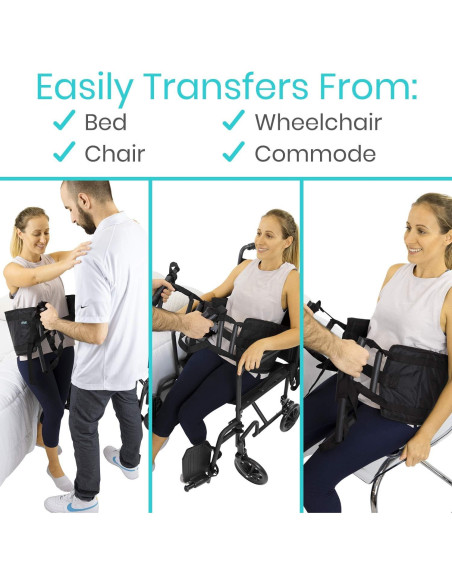 Cinturón de Asistencia Vive Transfer Sling - Elevador de Pacientes