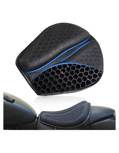 Cojín de Gel Plegable para Asiento de Motocicleta SKYJDM Grande