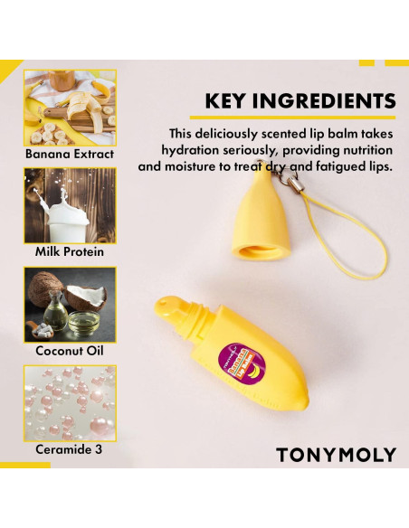 Bálsamo Labial Hidratante Plátano TONYMOLY 22g