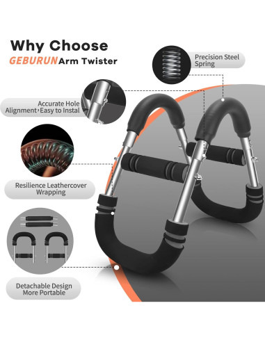 Entrenador de Brazo Twister Geburun 9-32 kg Ajustable