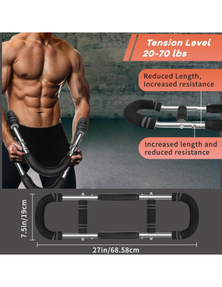 Entrenador de Brazo Twister Geburun 9-32 kg Ajustable