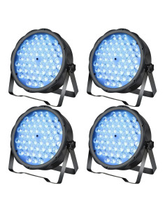 BETOPPER Luz Par LED 54 x 1.5W RGB DMX para Fiestas