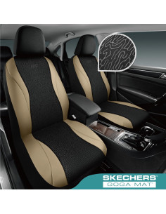 Funda de Asientos de Coche Skechers GOGA Mat Impermeable Beige 2