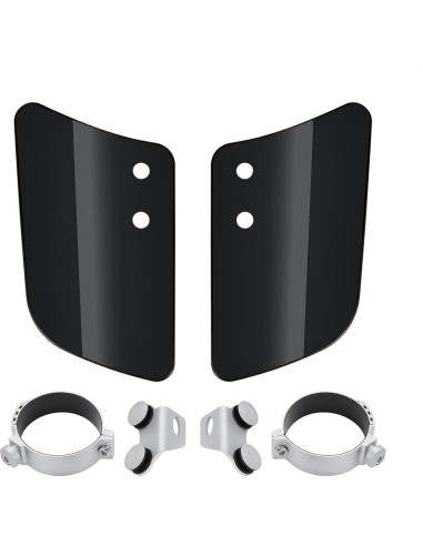 Deflectores de Viento para Horquilla Delantera Aferrizu - Negro