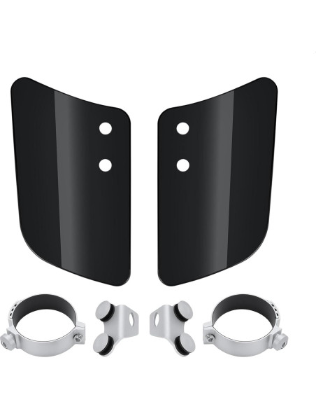 Deflectores de Viento para Horquilla Delantera Aferrizu - Negro