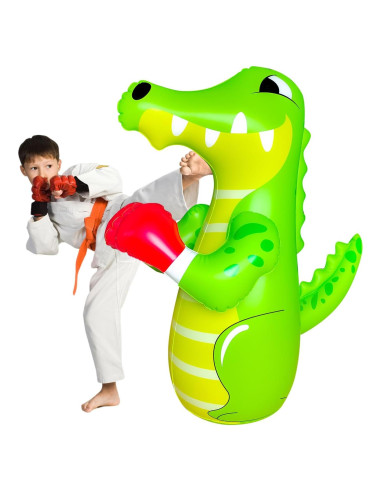 Saco de Boxeo Inflable ZHUYNXIR 121.92 cm Verde Cocodrilo