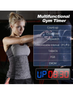 Temporizador Digital de Gimnasio ANJANK CT009-2 Portátil 2