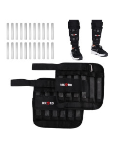 Pesas de Muñeca y Tobillo Ajustables LEKRO 4.99 kg