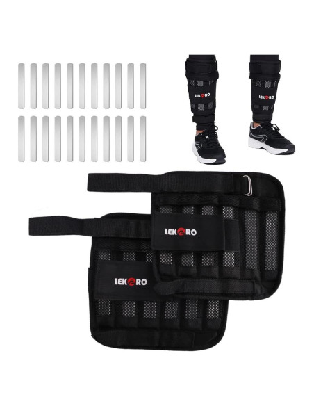 Pesas de Muñeca y Tobillo Ajustables LEKRO 4.99 kg