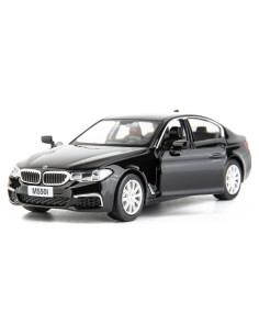 BMW M550i Coche de Juguete 1:36 Retroceso Negro RMZ City