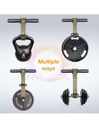 Fortalecedor de Antebrazo VAIIO con Rodillo de Muñeca - Verde Militar