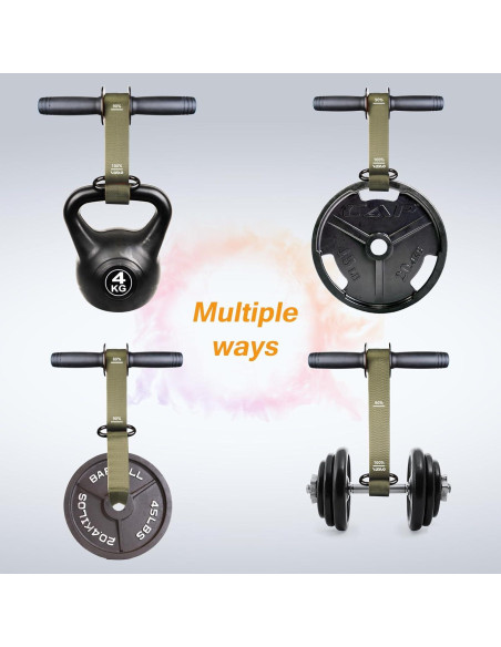 Fortalecedor de Antebrazo VAIIO con Rodillo de Muñeca - Verde Militar