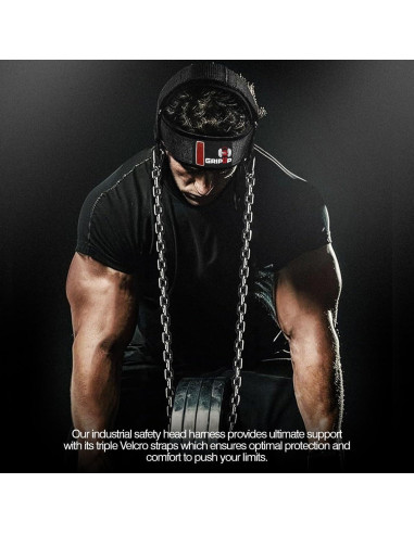 Arnés de Cuello GripUp - Entrenador de Fuerza Ajustable