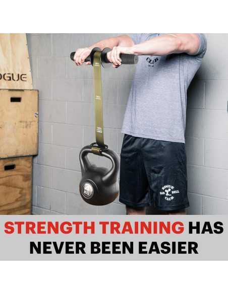 Fortalecedor de Antebrazo VAIIO con Rodillo de Muñeca - Verde Militar