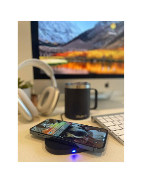 Taza Calentadora ZUGG Aislada 355ml con Cargador Qi Blanco