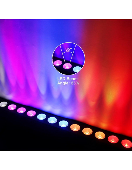 Barra de Luz LED OPPSK 150W 6IN1 RGBWA+UV para Eventos