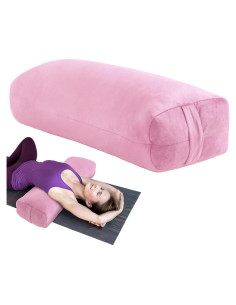 Almohada de Yoga MABOZOO Rectangular 69.85x25.4x15.24cm Rosa
