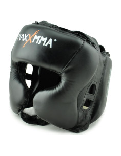 Casco de Boxeo MaxxMMA L/XL Ajustable para MMA y Kickboxing