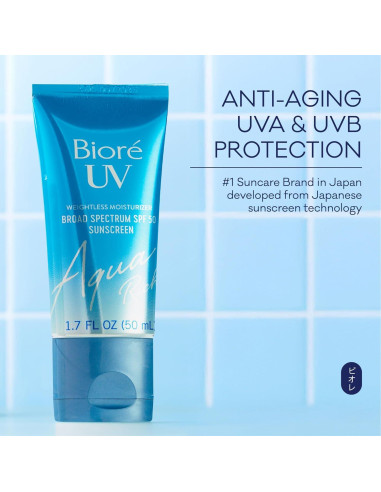 Biore UV Aqua Rich Hidratante Solar Facial SPF 30 50 ml