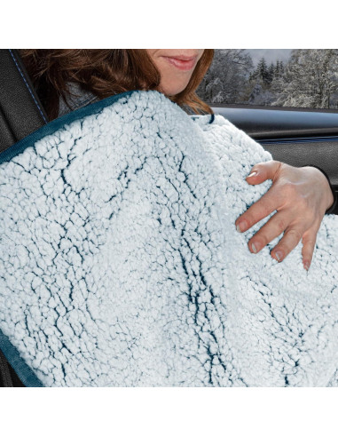 Manta Calentada Motor Trend MTWA3001N 147x107 cm Azul