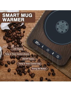 Juego Calentador de Tazas NEWCITY con Taza Cerámica 400ml 2