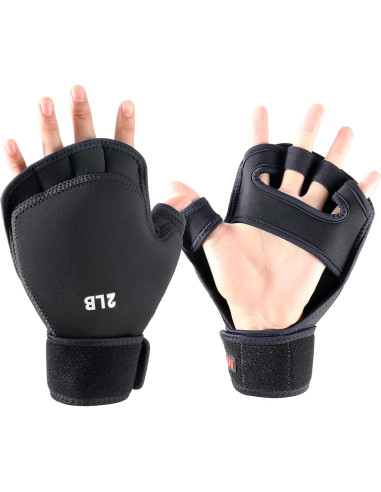 Guantes de Entrenamiento con Peso Rockhouse 1.8kg Neopreno