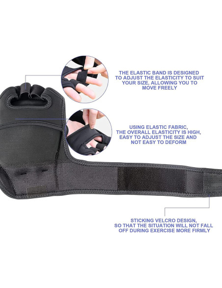 Guantes de Entrenamiento con Peso Rockhouse 1.8kg Neopreno