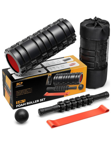Set de Rodillos de Espuma 5 en 1 SUBCULTUREPICK para Masaje