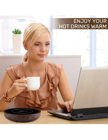 Juego de 2 Calentadores de Tazas Rossesay 36W 3 Temperaturas