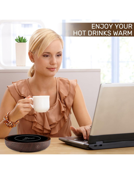Juego de 2 Calentadores de Tazas Rossesay 36W 3 Temperaturas