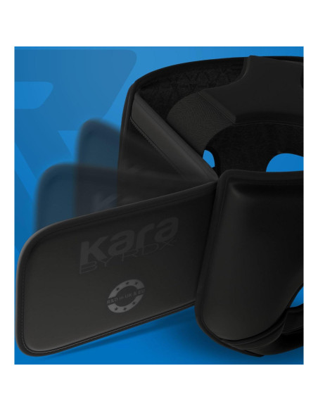 Casco de Boxeo RDX Kids Ajustable Negro para Niños