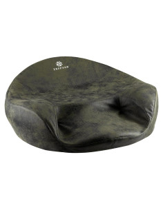 Cojín de Meditación Ergonómico ZENFROG - Espuma de Memoria, Funda Lavable, Verde Oscuro