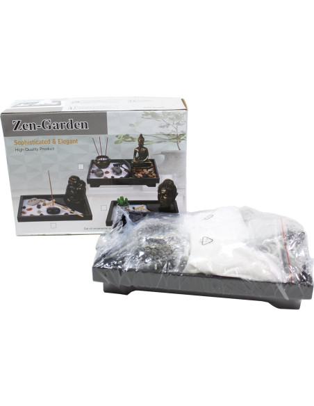 Jardín Zen de Mesa Buda Multicolor 10 Piezas Bruxinha do Cajado