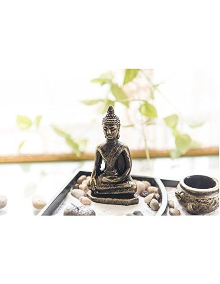 Jardín Zen de Mesa Buda Multicolor 10 Piezas Bruxinha do Cajado