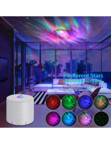 Proyector Galáctico LED SHENZHEN SA202G con Control Remoto