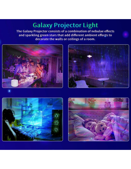 Proyector Galáctico LED SHENZHEN SA202G con Control Remoto