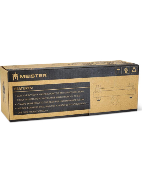 Soporte de Abrazadera Meister para Viga 9-14cm - Boxeo y MMA