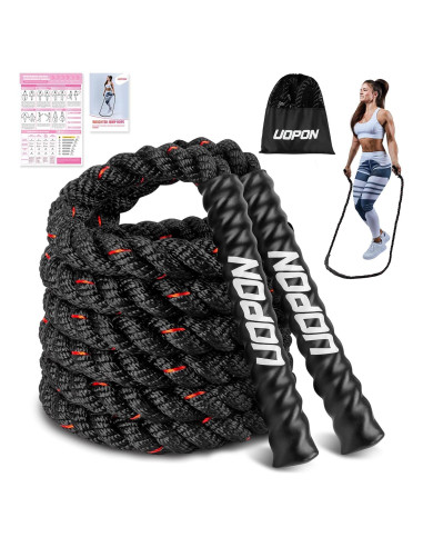Cuerda de Salto Pesada UOPON 1.25 lbs (0.57 kg) para Mujeres