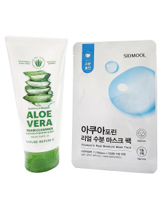 Limpiador Espumoso Nature Republic Aloe Vera 150 ml Hidratante