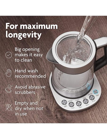 Hervidor Eléctrico Vianté 1.5L con Infusor y Control T