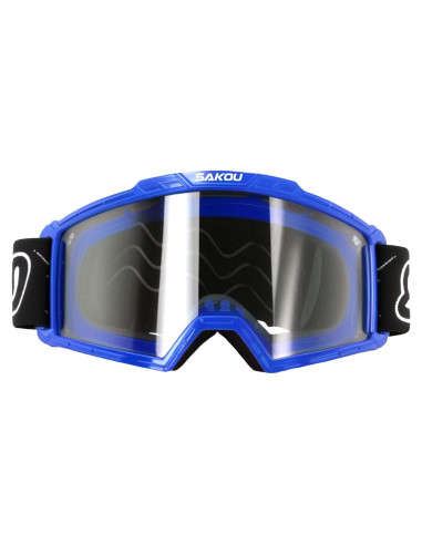 Gafas de Motocross Antivaho para Niños 3-12 Años Azul
