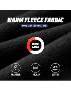 Calentador de Cuello SUNMECI Gaiter Polar Grueso A Prueba de Viento 2