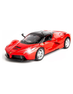 Coche de Juguete Ferrari LaFerrari Retroceso WAKAKAC Rojo